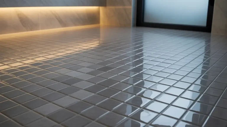bathroom shower floor