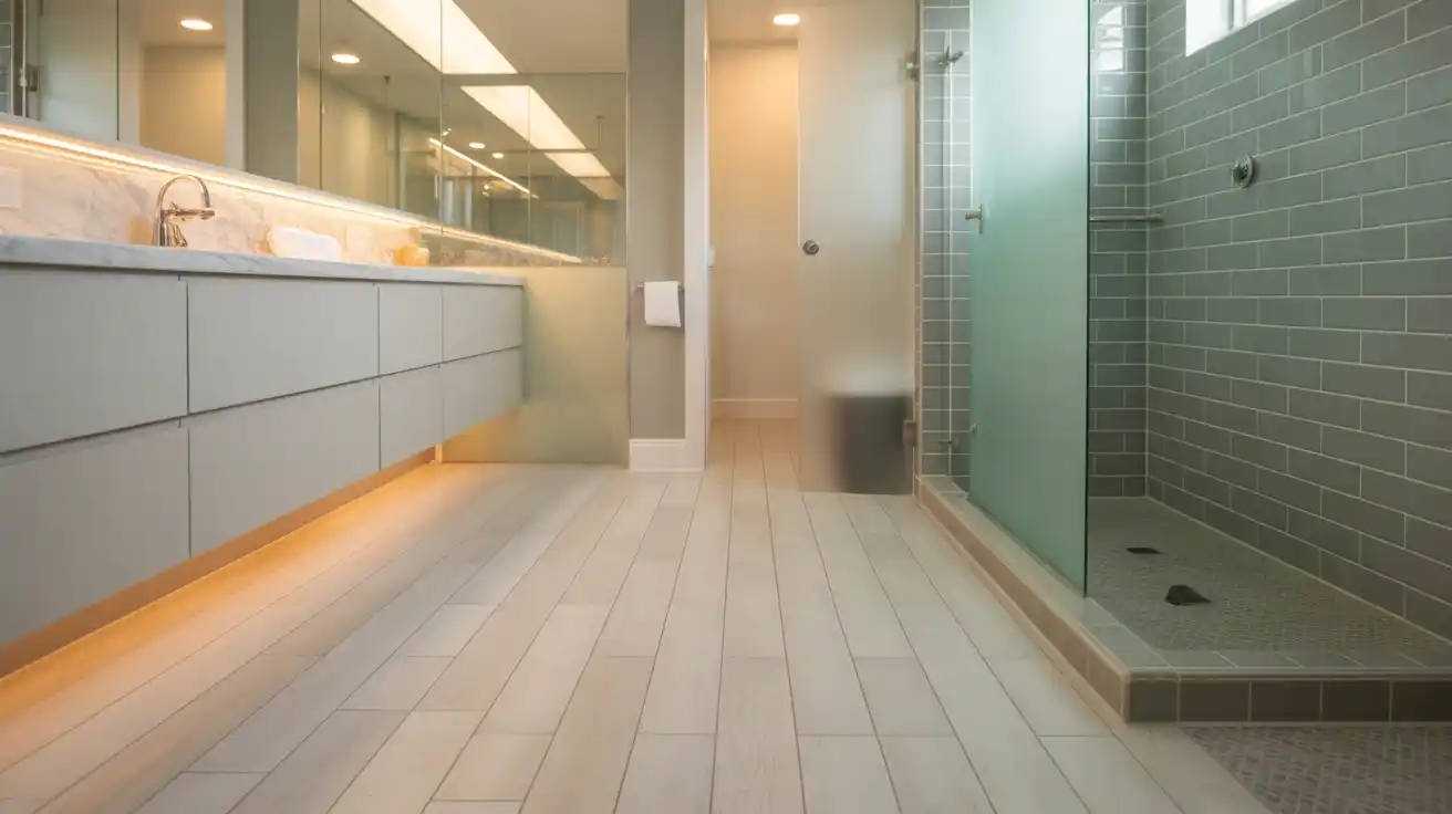Peel and Stick Vinyl Plank Flooring Ideas for Stunning Bathroom Transformations