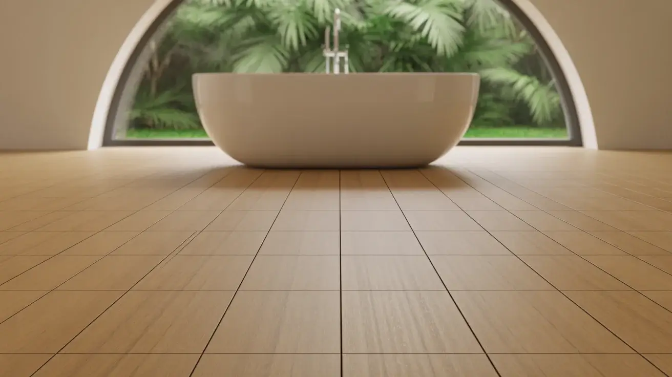 bamboo flooring in bathroom