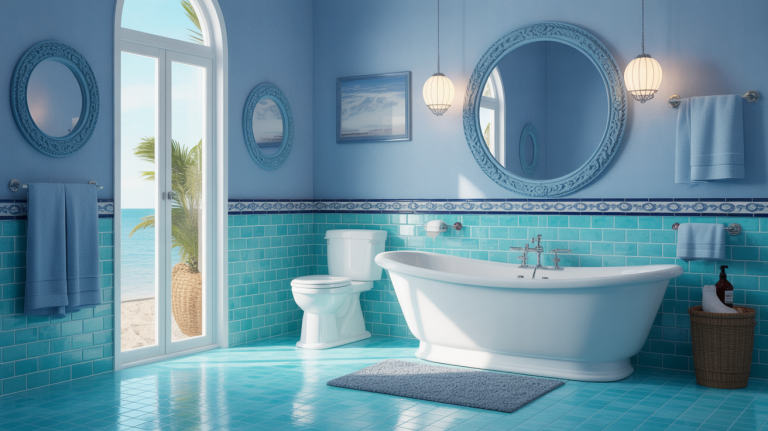 Coastal Blue Bathroom Décor Ideas That Will Transform Your Space Into a Serene Retreat