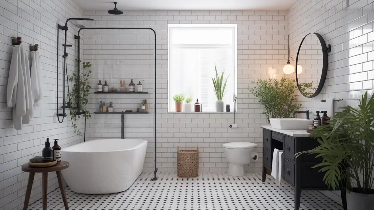 industrial bathroom decor