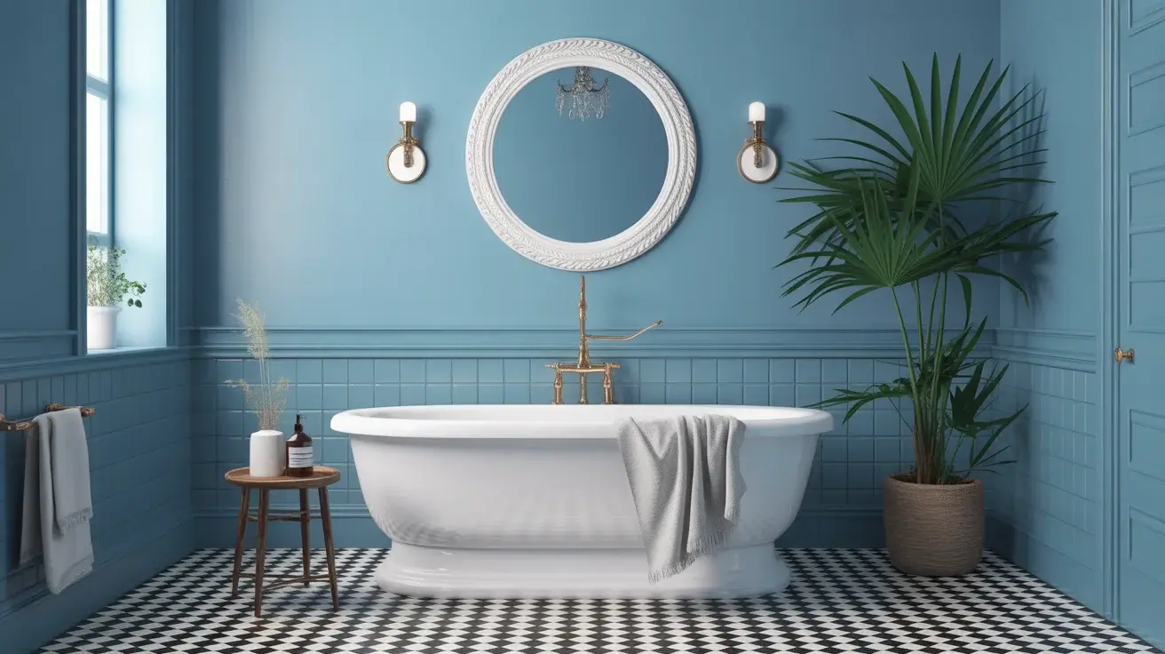 warm blue paint