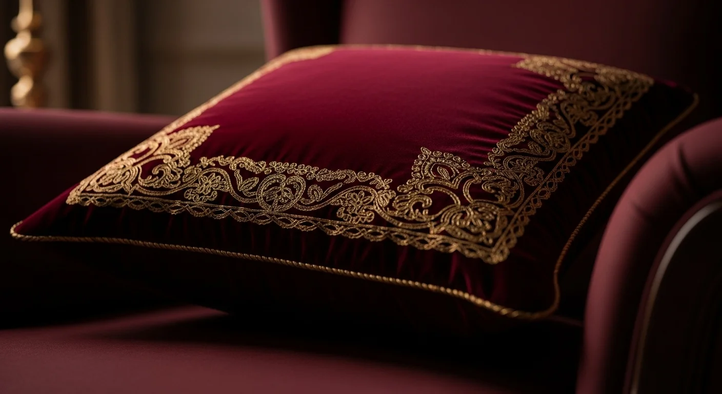 Burgundy Home Decor
