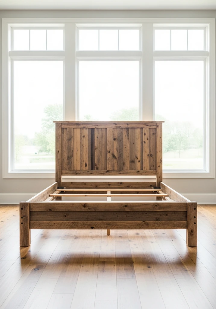 rustic-wood-bed-frame