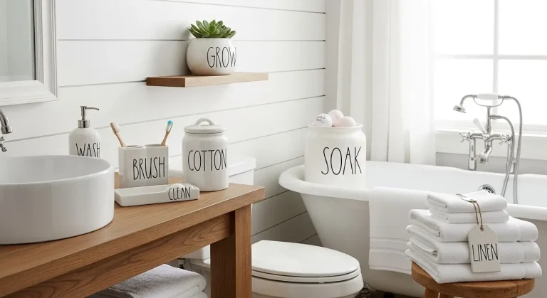 Rae Dunn Bathroom Decor
