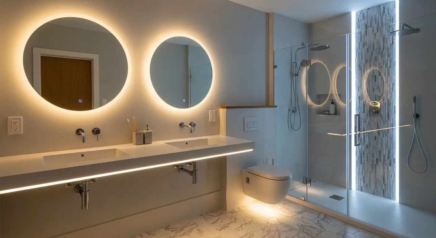 Bathroom Decor Ideas LED Lights