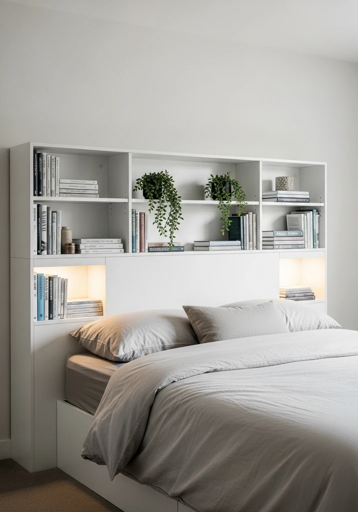 built-in-storage-headboard