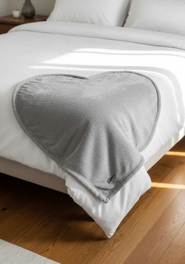 decorative-heart-shaped-throw-blanket