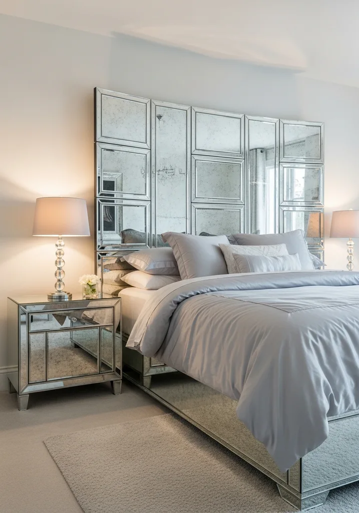 elegant-mirrored-headboard