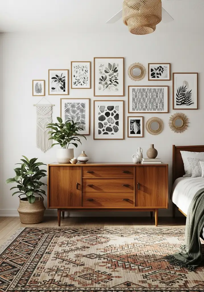 gallery-wall-with-eclectic-art