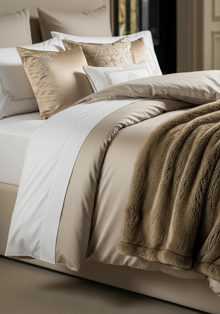 high-thread-count-and-layered-bedding