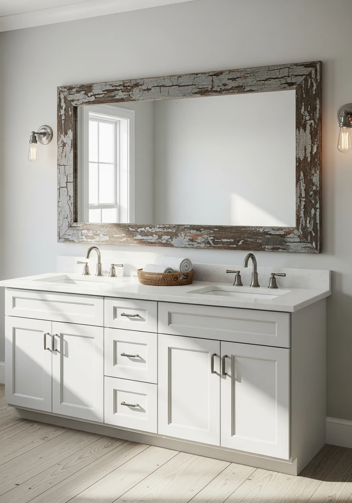 large-distressed-wood-mirrors