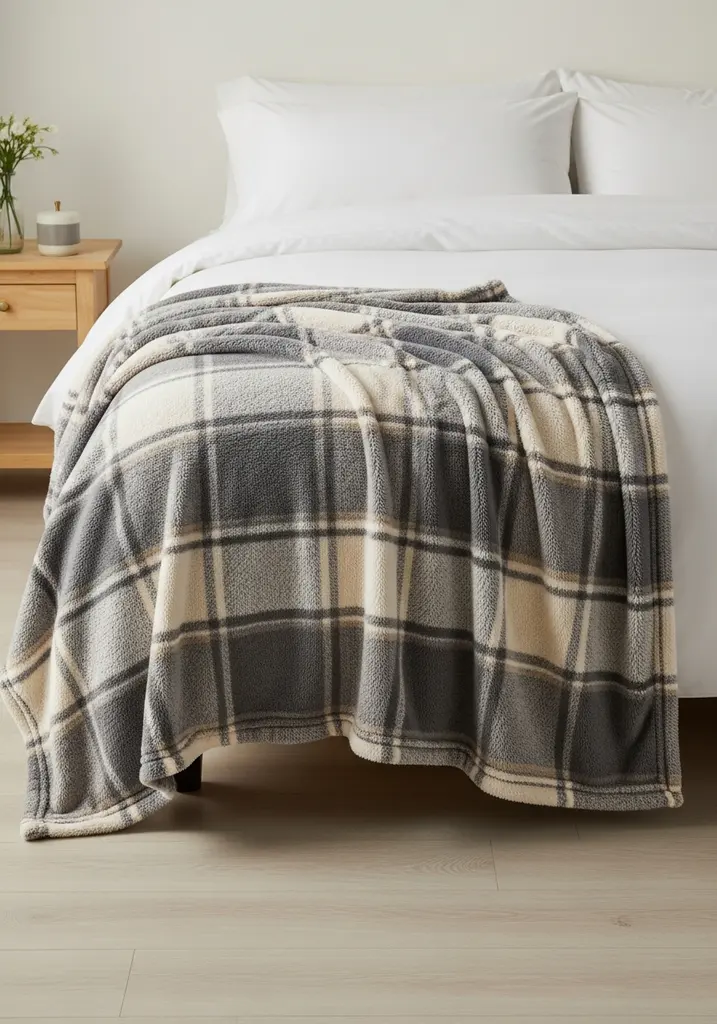 plush-plaid-chenille-blanket