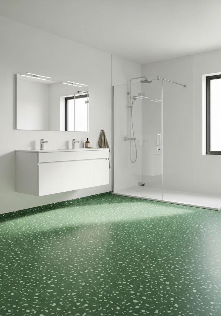 refreshing-green-terrazzo-pattern