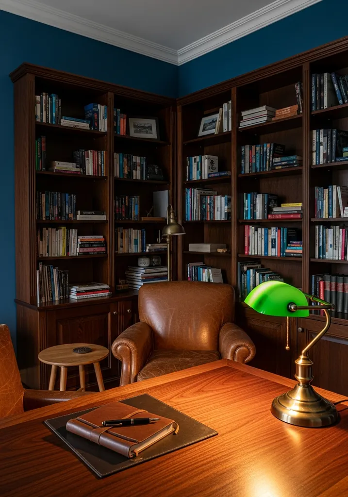 rich-aegean-blue-library