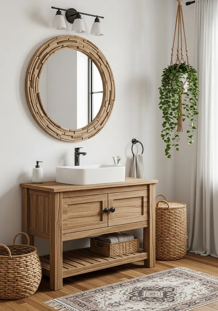 round-wood-frame-mirror