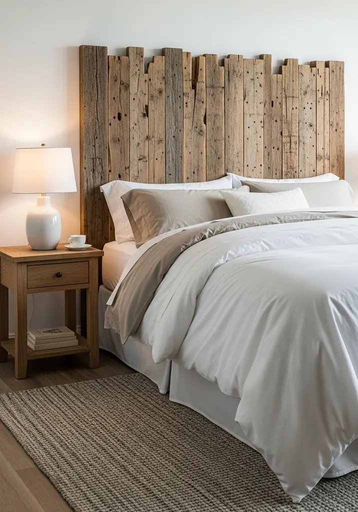 rustic-reclaimed-wood-headboard
