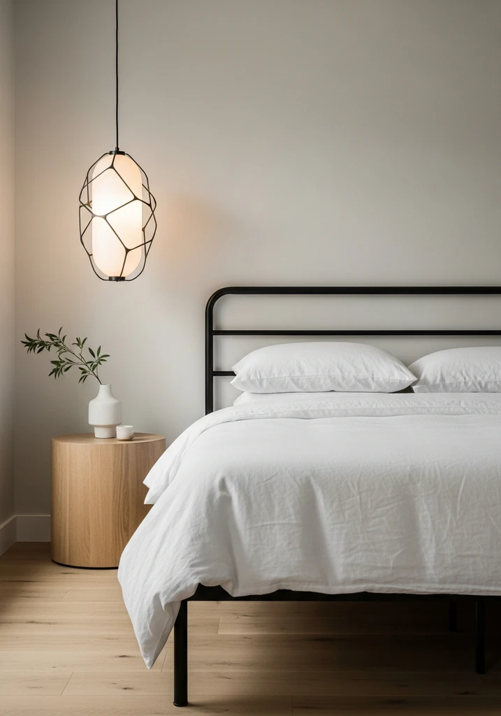 sleek-metal-frame-headboard