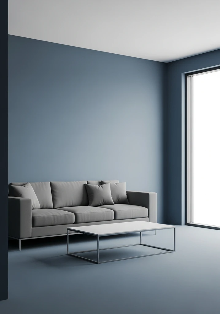 understated-slate-blue-living-area