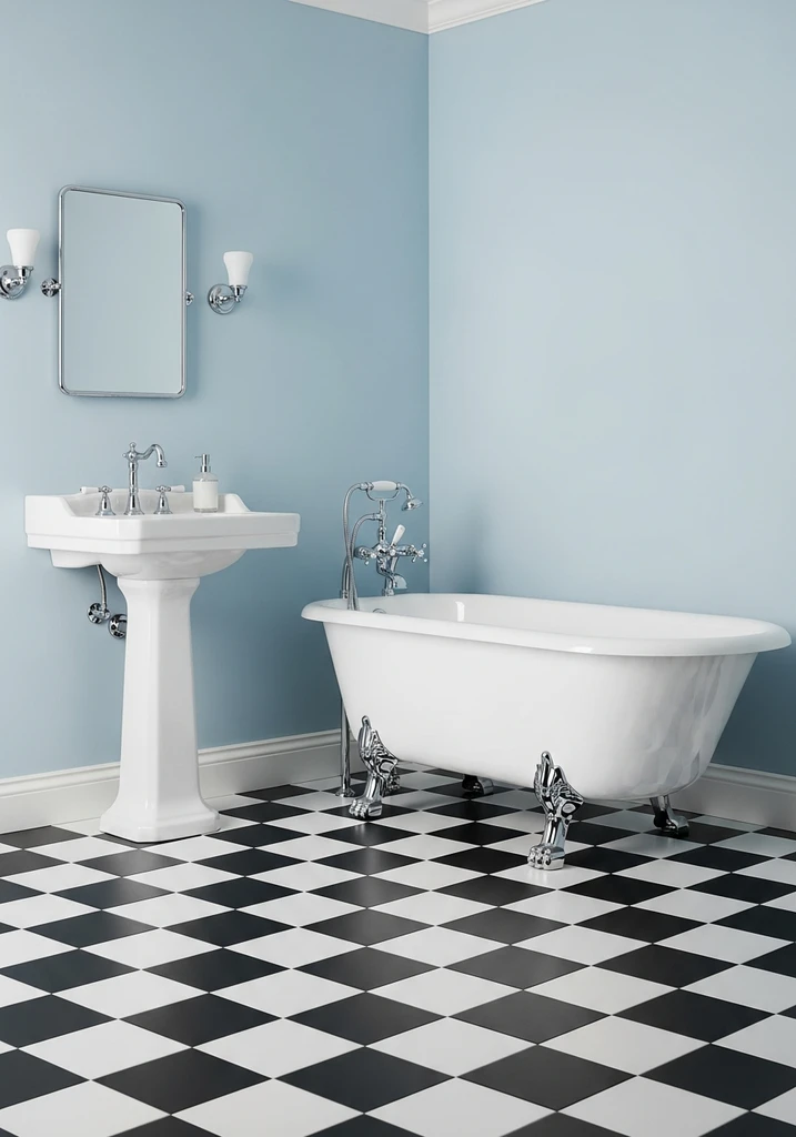 vintage-checkerboard-vinyl-tile