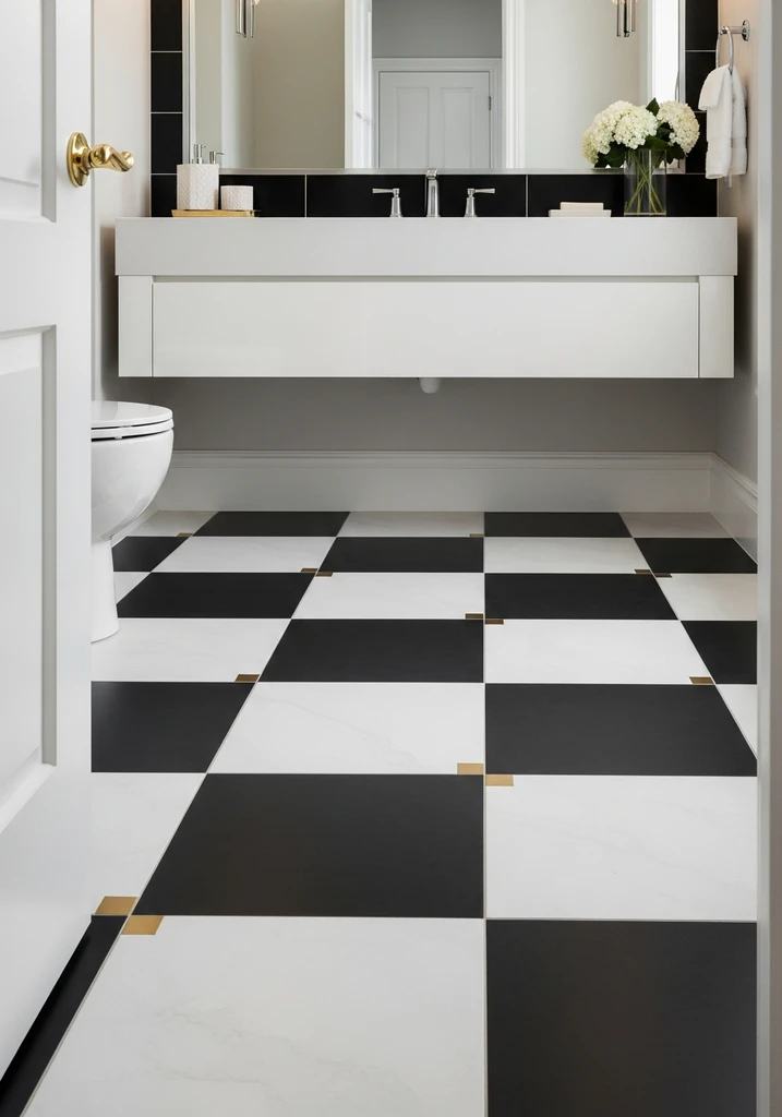 checkerboard-with-metallic-accents