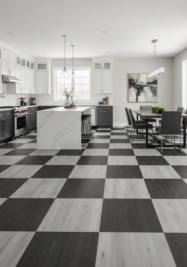 checkered-luxury-vinyl-plank-lvp