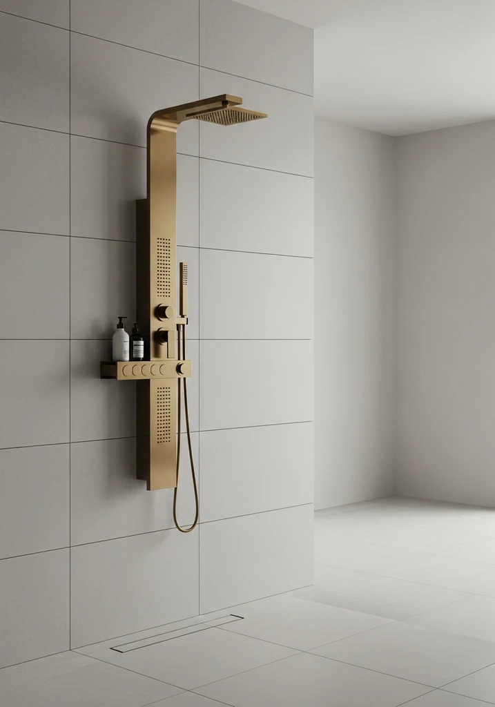 dark-gold-shower-column-with-shelf