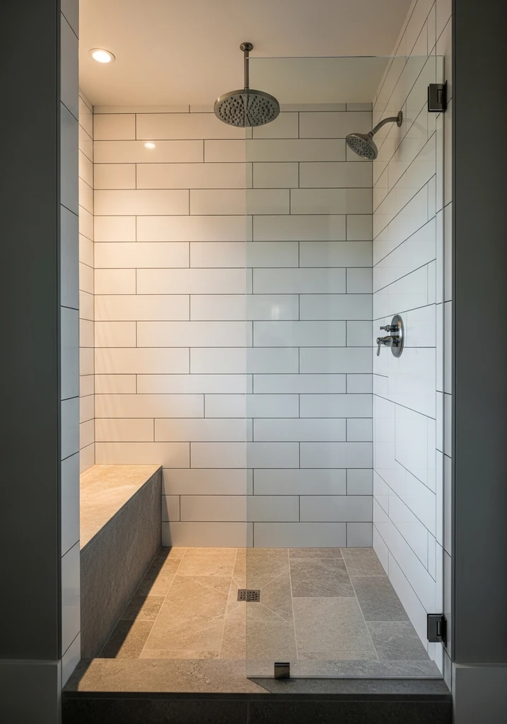 integrated-shower-bench