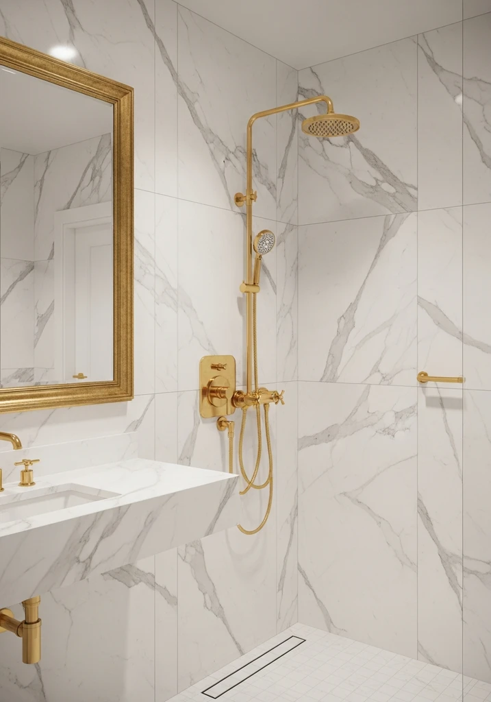polished-gold-shower-hose-and-head