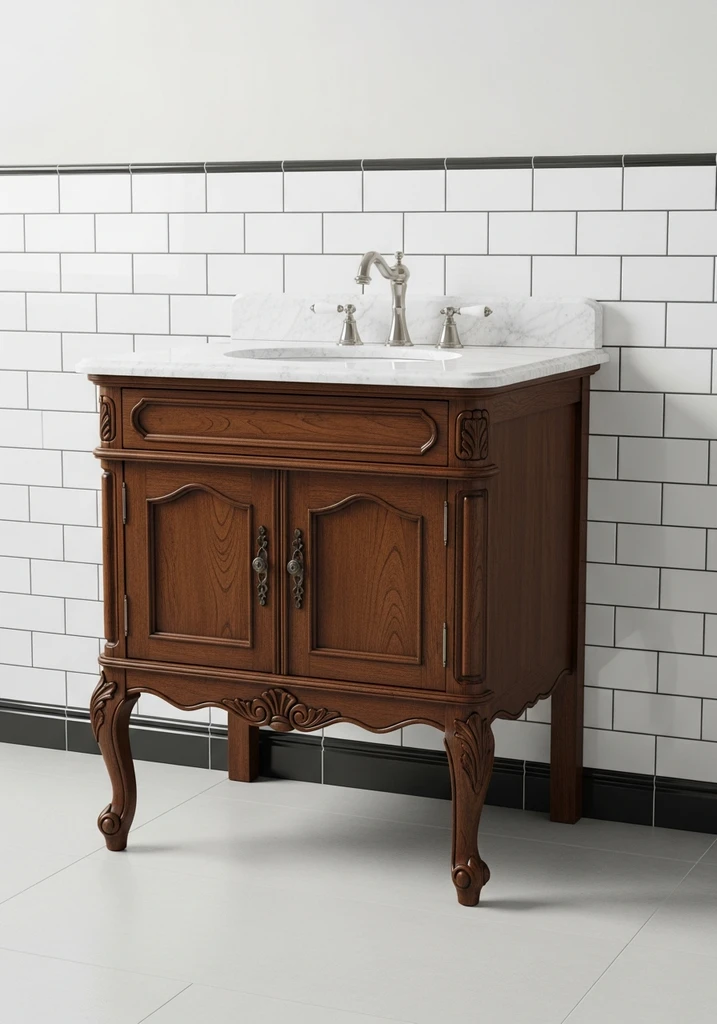 vintage-style-vanity-or-console-sink