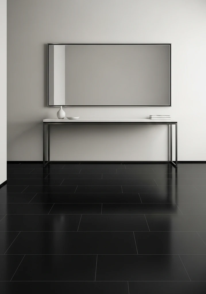 high-gloss-black-tile-look