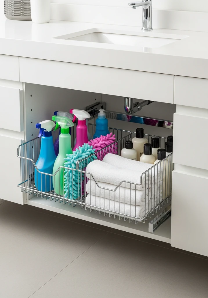 under-sink-pull-out-wire-baskets